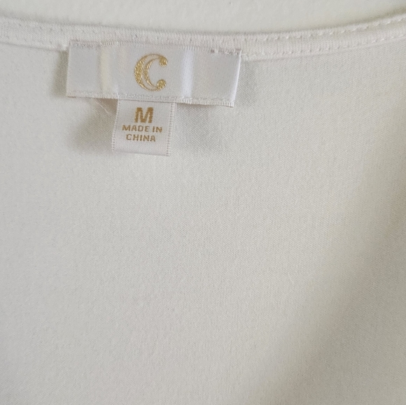 Gorgous Charming Charlie Sleeveless Blouse, Size Medium - Picture 4 of 5